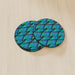 Coasters - Abstract Waves Blue/Green - printonitshop