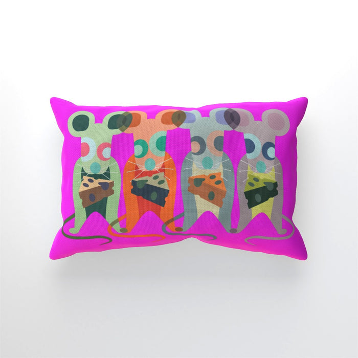 Cushions - Mice on Pink - printonitshop