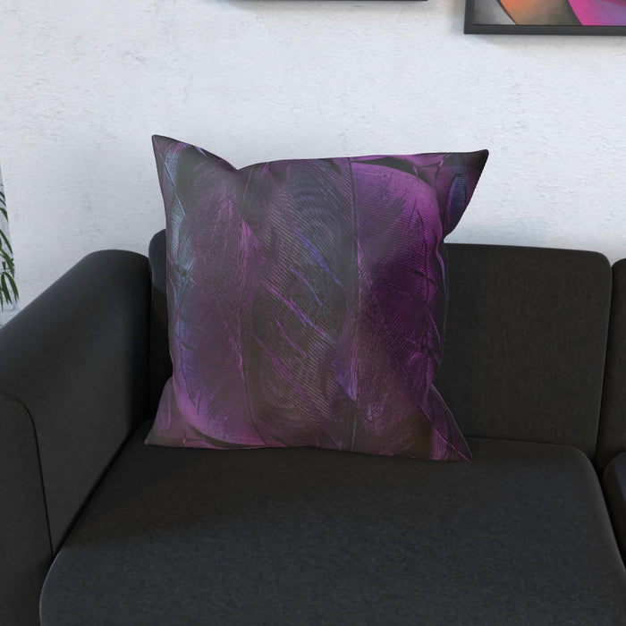 Cushions - Purple Feathers - printonitshop