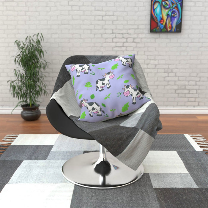 Cushions - Violet Cows - printonitshop