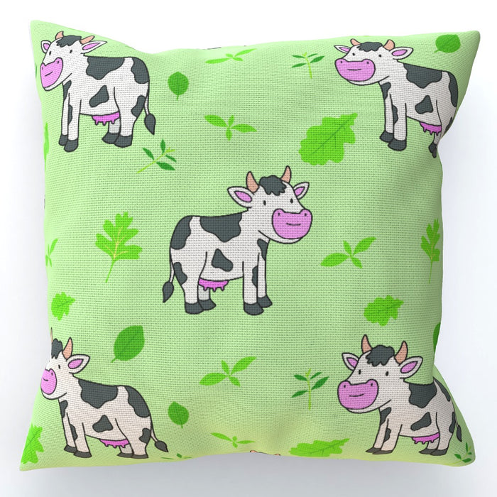 Cushions - Green Cows - printonitshop