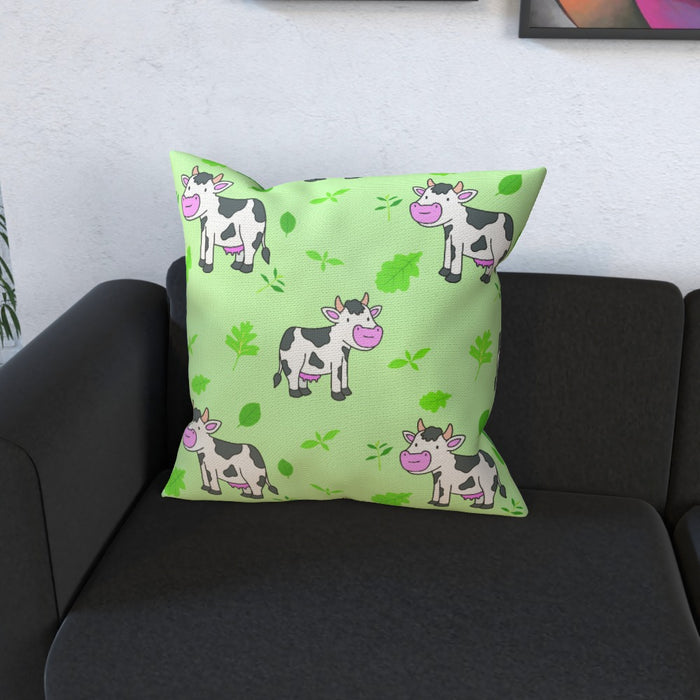 Cushions - Green Cows - printonitshop