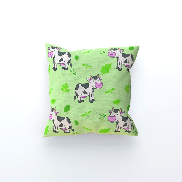 Cushions - Green Cows - printonitshop