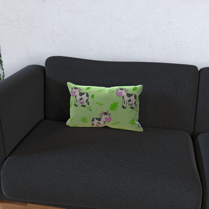 Cushions - Green Cows - printonitshop