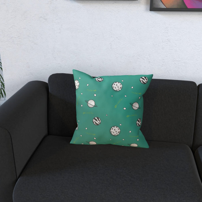 Cushions - Planets Teal - printonitshop