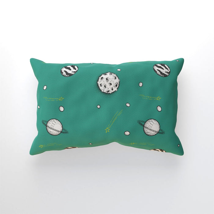 Cushions - Planets Teal - printonitshop