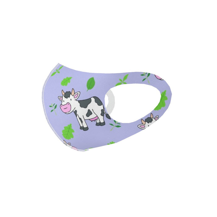 Ear Loop Mask - Violet Cows - printonitshop