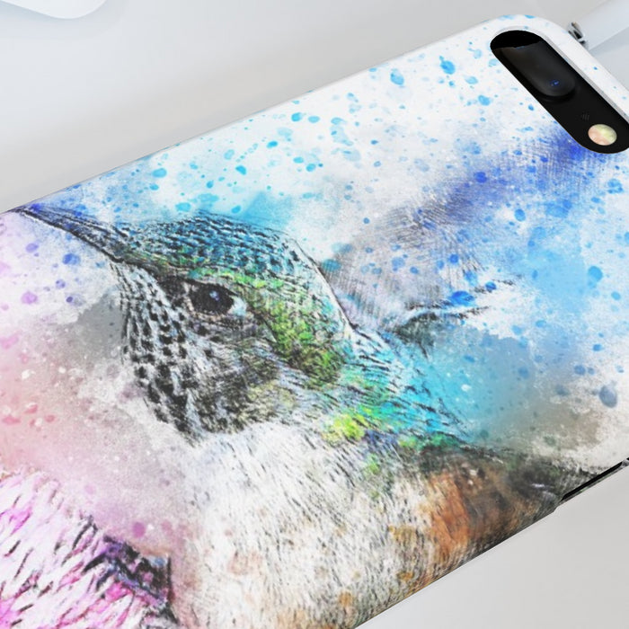 iPhone Cases - Watercolour Hummingbird - printonitshop