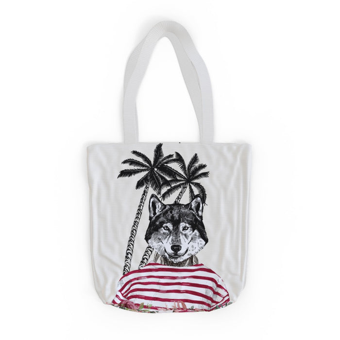 Tote Bag - To Cool For School Wolf - printonitshop