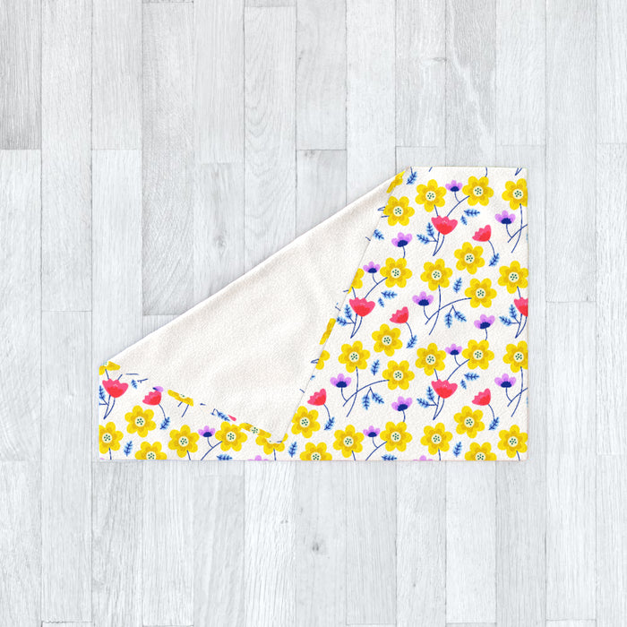 Blanket - Yellow Flowers - printonitshop